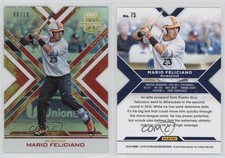 2016 Panini Elite Extra Edition Status Tie-Dye Die-Cut /10 Mario Feliciano #75