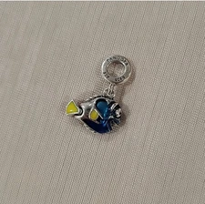 NEW Genuine Pandora S925 Disney Pixar Finding Nemo Dory Dangle 792025C01 Charm