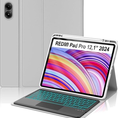 Bluetooth Tastatur mit Touchpad passend für Xiaomi Redmi Pad Pro 12,1'' Zoll 2024