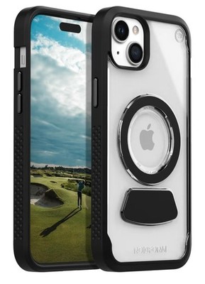RokForm iPhone 15 Plus Hülle mit Dual Magnet Cover - Clear Eagle 3 Series Slim