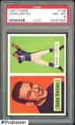1957 Topps Football #138 John Johnny Unitas Baltimore Colts HOF PSA 8 NM-MT
