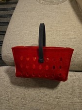 Ikea Pretend Kitchen Play Food Lot Soft Plush Felt Food With Red Basket