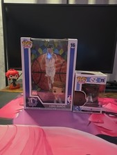 Funko Pop Luka Doncic #16 Panini Mosaic Trading Card + Jordan Pop