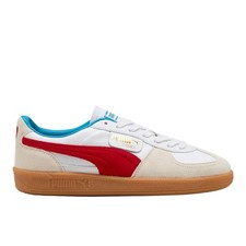 PUMA Palermo Leather Lace Up Mens White Sneakers Casual Shoes 39646421