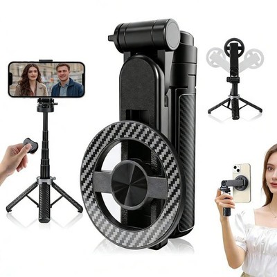 4-in-1Magnetic Selfie Stick 360° Rotation with Wireless Bluetooth Control
