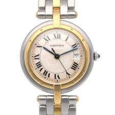 CARTIER PANTHERELM Watches Stainless Steel K18 yellow gold 1 row used