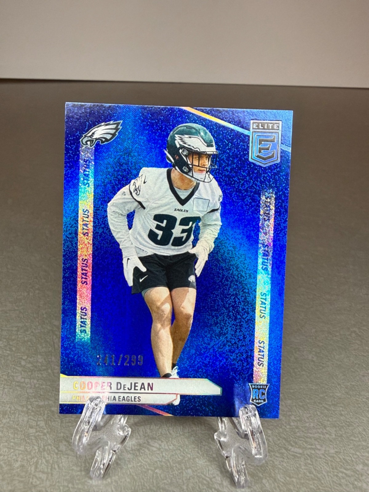 2024 Panini Donruss Elite - Rookies Cooper DeJean #171 Status Sparkles /299 RC