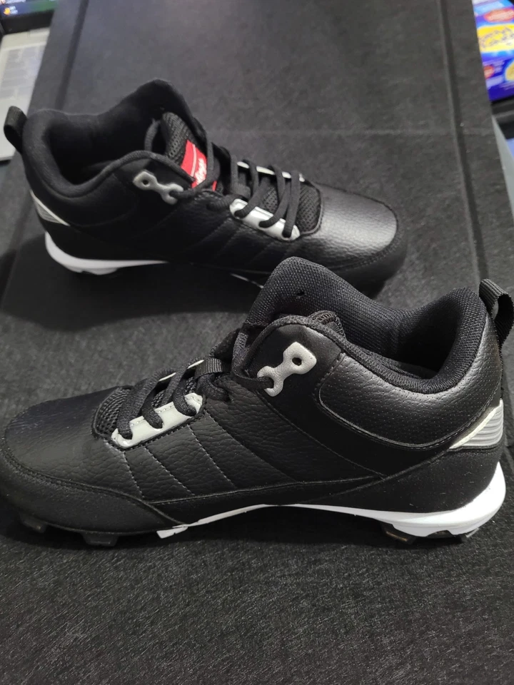 Botines RAWLINGS Cool Flo Tuff Tek YOUTH talla 6D zapatos para niños negros Foto 2 de 4