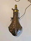 Antique Civil War Era Brass Powder Flask James Dixon & Sons Sheffield