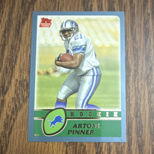 Topps 2003 Topps Artose Pinner Rookie Detroit Lions #371 NFL Card. rookie card picture