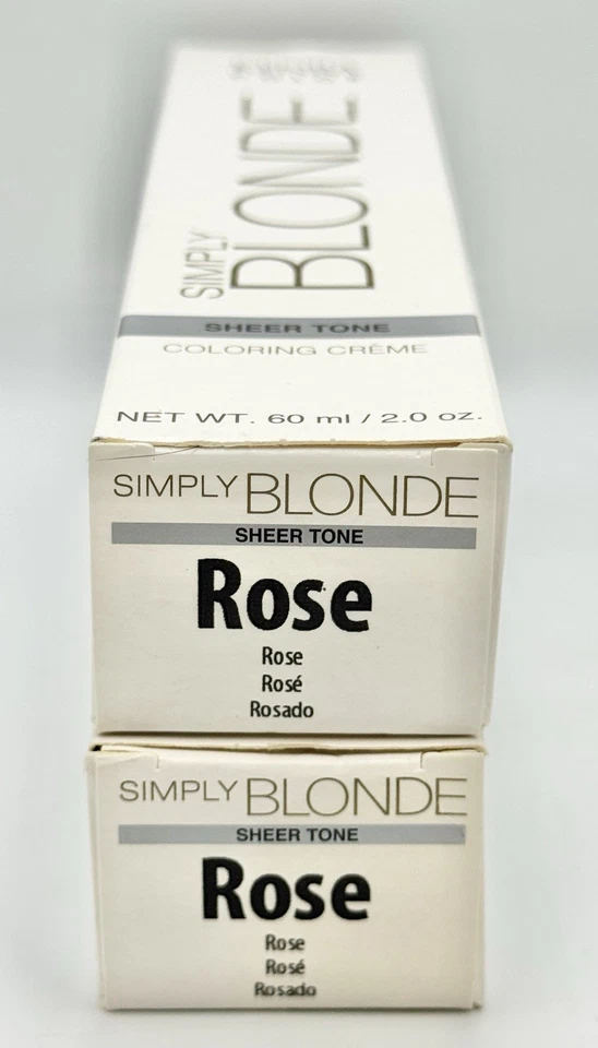 KENRA Simply Blonde Tono Transparente Color Crema ROSA (paquete de 2) 2 oz. Foto 3 de 4