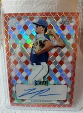 Liam Peterson 2022 Leaf Perfect Game 1/1 Orange Proof AUTO RC Rookie GATORS Ace