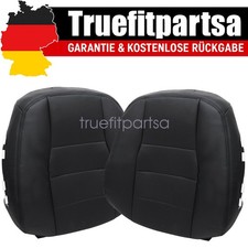 2x Bezug der Vordersitzlehne Schwarz für Mercedes GLK X204 C-Klasse W204 S204