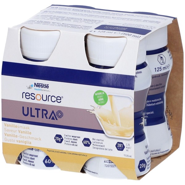 Resource Ultra+ Vaniglia 4X125Ml-image
