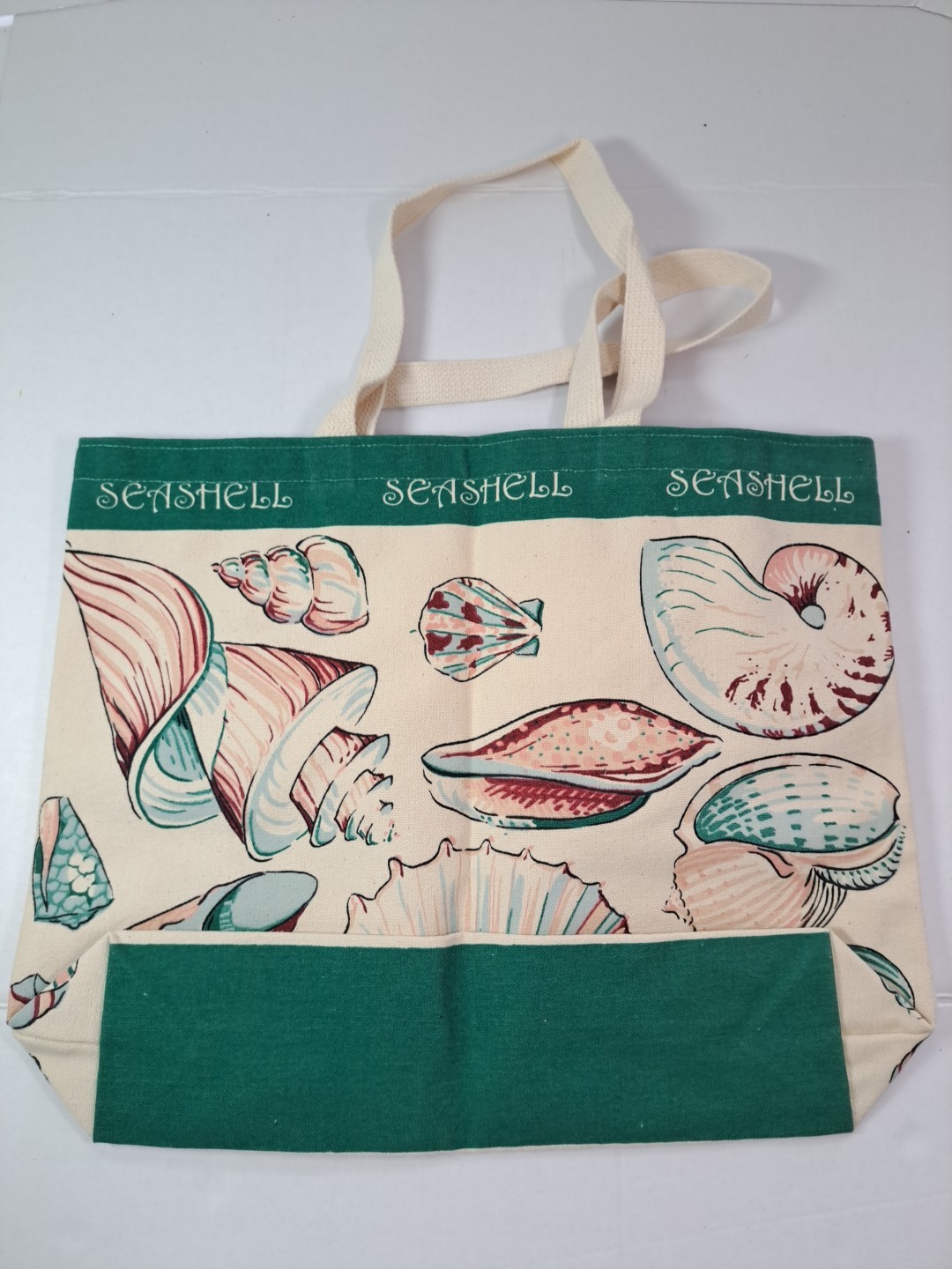 Craft Wares Multi-Color Seashell Pattern Canvas T… - image 7