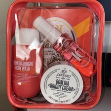 SOL DE JANEIRO Jet Set Bom Dia Bright Shower Gel Cream Mist Cheirosa 40 4pc Kit