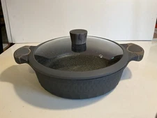 D&W Deane & White Non Stick Low Casserole 11” Pan Skillet With Lid  Cookware