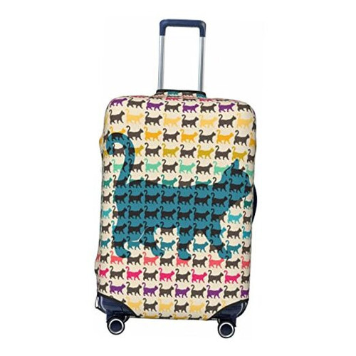 Luggage Cover Colorfuls Cute Kitten Kitty Pet Animal Suitcase Covers Large Cat