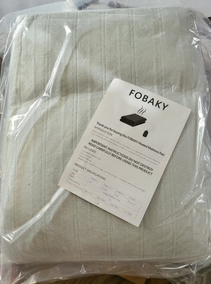 #ad NEW Fobaky High Quality Heated Mattress Pad California King Dual Controller COZY $39.99