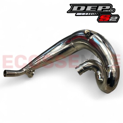KTM EXC250 EXC300 DEP ARMOURED NICKEL FRONT HEADER PIPE 2017-2019