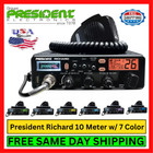 President Richard 10 Meter Radio, Ham Radio Transceiver with 7 Color Display