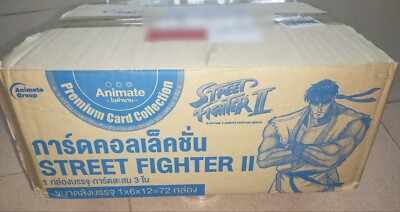 Box Case Carte Street Fighter II Carddass Animate Premium Card Collection Capcom