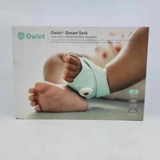 Owlet Dream Sock Mint Smart Baby Monitor View Heart Rate & Average Oxygen O2™