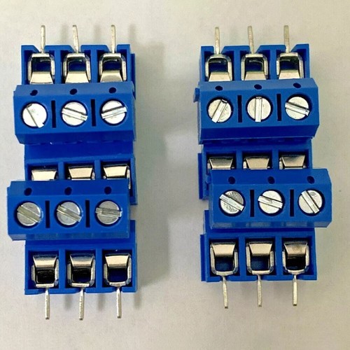Blue 3Pin Terminal Connectors Wide Compatibility Excellent Performance - Picture 9 of 12