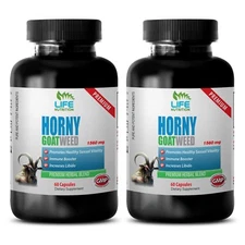 Vitality- Horny Goat Weed 1560mg - With Saw Palmetto, Maca  Extract 2B