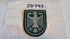 Bundesgrenzschutz BGS Abzeichen Adler weiß auf grün mgst (sd779)