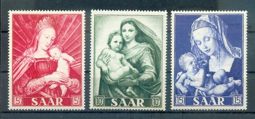Saar Madonnas 351/53 Set** MNH Mint 10EUR (71158