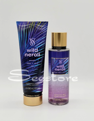 Victoria's Secret Wild Neroli Body Mist Spray & Body Lotion Gift