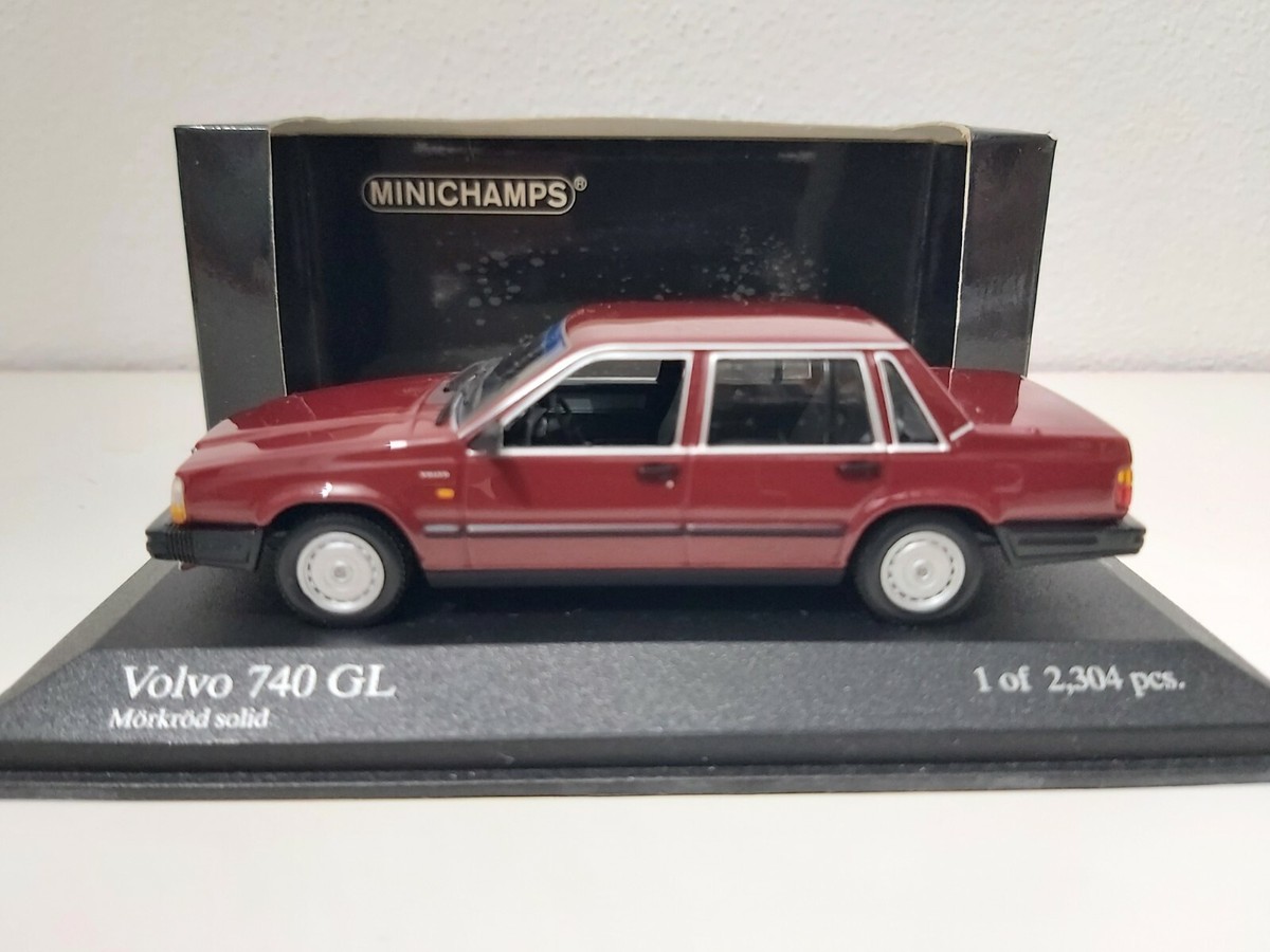 Volvo 740 GL 1986 Bordeaux 1:43 Minichamps 400171700 EXTREMELY
