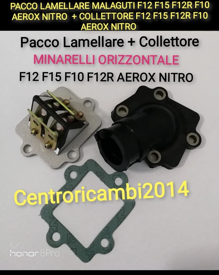 TNT EVO PACCO LAMELLARE +COLLETTORE MINARELLI ORIZZONTALE PACCO LAMELLARE MALAGUTI F12 F15 F10 F12 R AEROX NITRO COLLETTORE F12 F15 F12 R