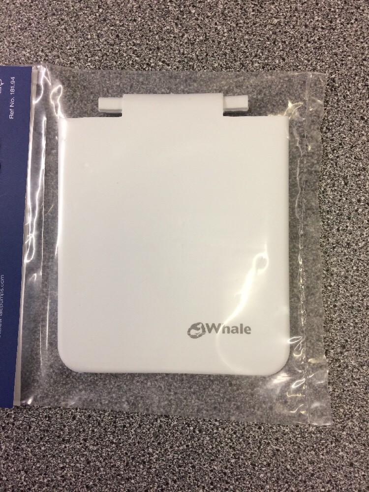 WHALE WATERMASTER FLAP LID COVER WATER INLET SOCKET CARAVAN CAMPER WHITE AK1401