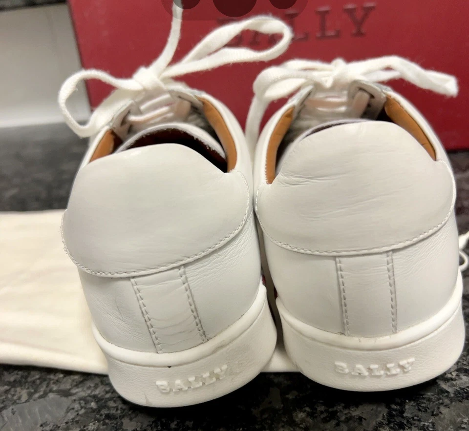 Bally Leather ( Calf)  Women’s Sneakers Size FR 37.5/US7 White - Image 3 of 4