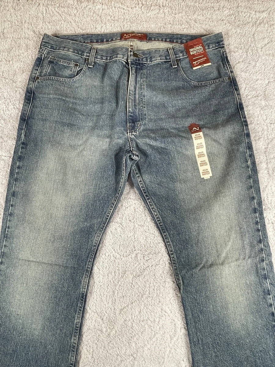 Arizona Size Men\'s 40x29 Stone eBay Bootcut Original NWT | Blue Co Jeans Denim Lt