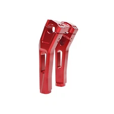 Red Aluminum Handlebar Riser Kit for Harley Low Rider ST Street Bob FXST 2018-23