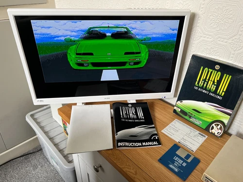 Amiga Gremlin Lotus III 3 Vintage Game - Boxed Working -👽👾Retro Gift Idea👾👽