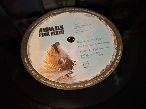 Pink Floyd Animals Album SHVL 815 LP Vinyl Record - Foto 14 di 19