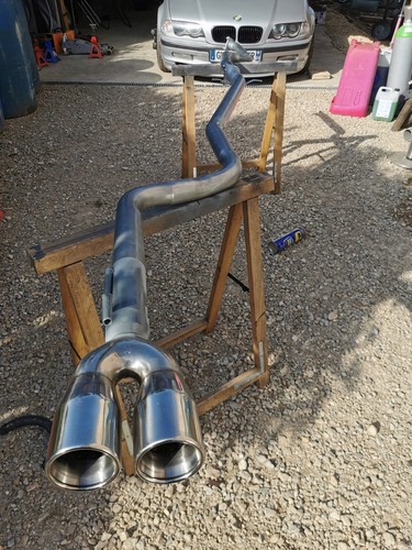 Echappement full tube neuf BMW 320d 318D e46 - Zdjęcie 3 z 3