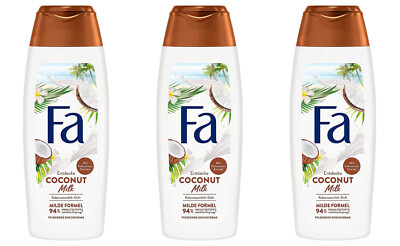 Fa Duschcreme Coconut Milk Duschgel Shower Gel Kokosnuss Milch Duft 3 x 250 ml
