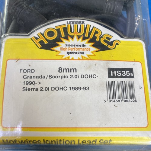 CAVI ACCENSIONE NERO 8M PERFORMANCE SCORPIO MK1 DOHC SIERRA 2.0 DOHC GRANADA MK3 - Foto 2 di 2