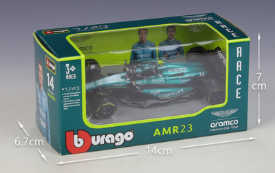 Bburago 1:43 Aston Martin 2023 F1 Racing AMR23 Pressofuso Veicoli Modello Formula Auto Da Corsa Giocattoli Scatola Acrilica Bburago 1:43 Aston Martin 2023 F1 Racing AMR23 Pressofuso Veicoli Modello Formula Auto Da Corsa Giocattoli Scatola Acrilica