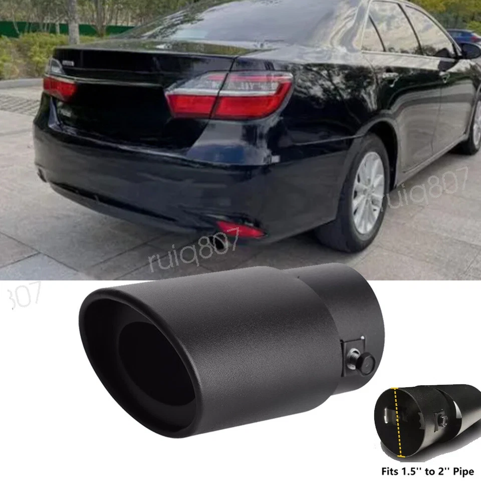 Car Exhaust Pipe Tip Tail Muffler Stainless Steel For 2011-2017 Volkswagen Jetta Foto 4 de 4