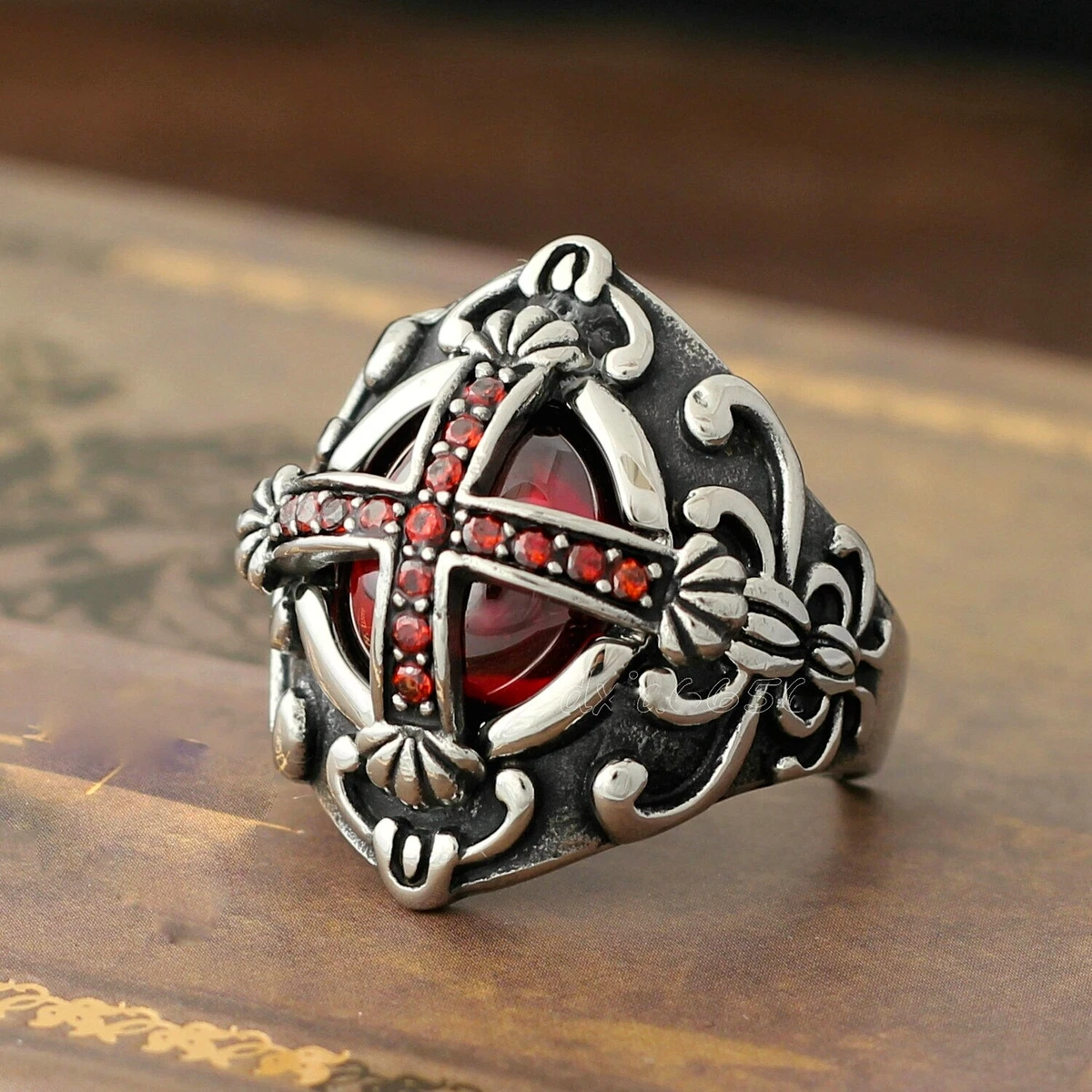 Antique knights 2024 templar ring