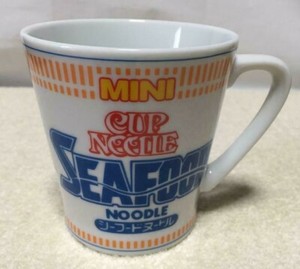 Collector S Item Nisshin Cup Noodle Mini Mug Cup Ceramic Japan Seefood F S Ebay