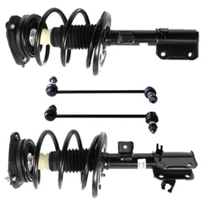 4 Pieces For 2007-2012 Nissan Altima Front Complete Struts & Sway Bars End Links