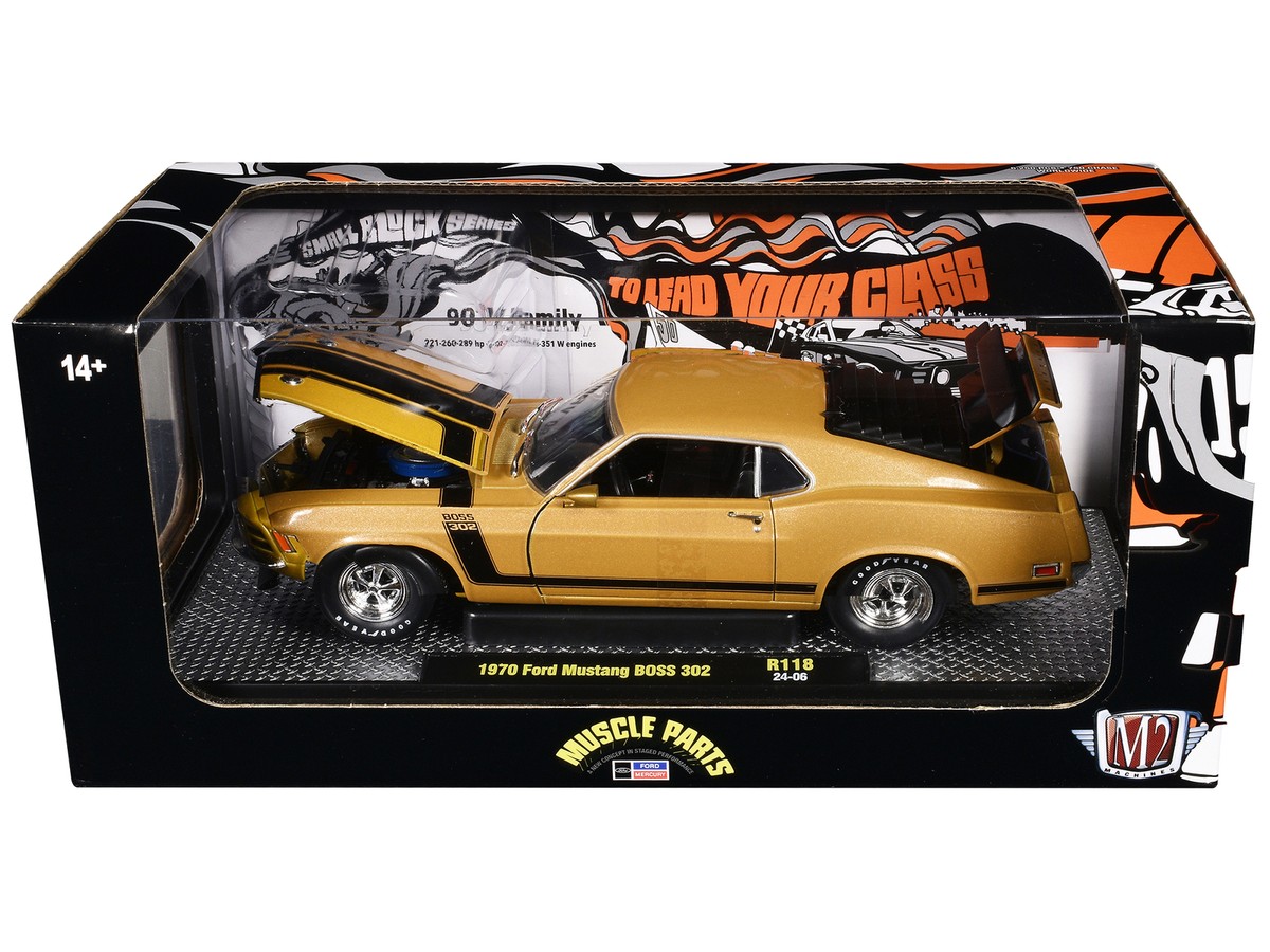 その他 1970 BOSS 302 MUSTANG (HIGHWAY 61) Highway 61 1:18 1970 Ford Mustang BOSS 302 Fastback (Orange