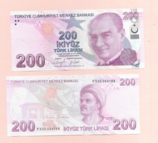 TURKEY - 200 Lirasi 2009(2021) prefix F - UNC